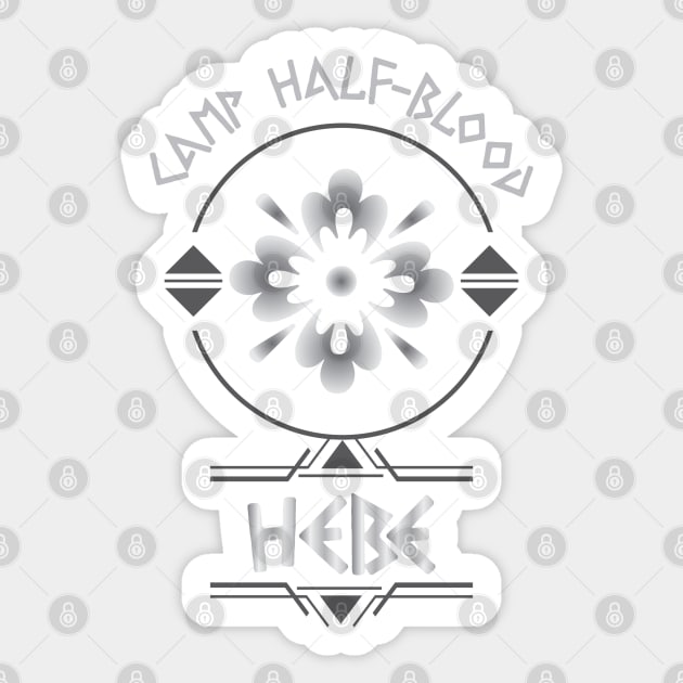 Camp Half Blood, Child of Hebe – Percy Jackson inspired design Sticker by NxtArt